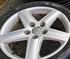 5×112 AUDI..SEAT..VW..SKODA.. WHEELS AND TYRES..235/45  R-17.. 50% - Image 4/4