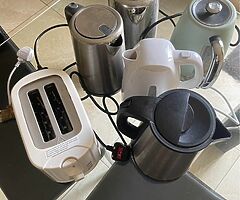 Kettles and toaster