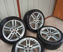 19 genuine Audi sline 5x112 alloy wheels