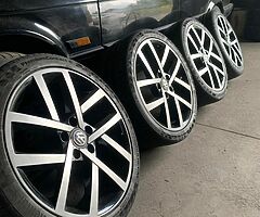 18in 5x112 original vw alloys