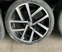 18in 5x112 original vw alloys