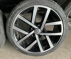 18in 5x112 original vw alloys - Image 4/7