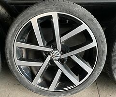 18in 5x112 original vw alloys - Image 7/7