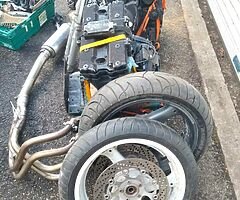 Suzuki GSX-R 1100 l/m tank. side panels.tail light. - Image 9/10