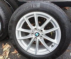BMW Alloys with very, very good tyres, like new 225/55/17