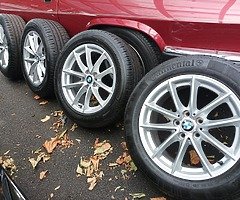 BMW Alloys with very, very good tyres, like new 225/55/17
