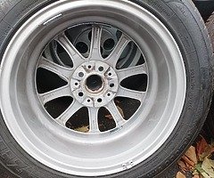 BMW Alloys with very, very good tyres, like new 225/55/17 - Image 4/5
