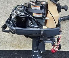 4-stroke  outboard  Yamaha-5 hp