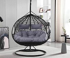 DOUBLE SWING EGG CHAIR - DELIVERY 