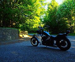 Chopper bobber motorcycle