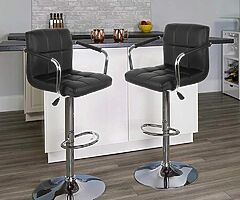 HIGH BAR STOOLS - Adjustable Gas Height - DELIVERY 