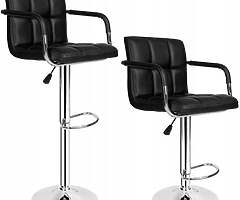 HIGH BAR STOOLS - Adjustable Gas Height - DELIVERY 
