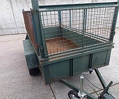 8 x 4 steel trailer,