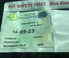 2015 2015 VOLKSWAGEN POLO TRENDLINE 1.4 TDI 75 BHP NCT 5/23 OR 222 P/M  POLO - Image 4/10