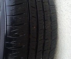 Mitsubishi wheels 4x114 tidy set of alloys 4 very good tyres 15inch - Image 5/9