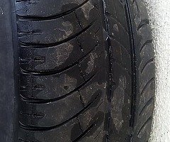 Mitsubishi wheels 4x114 tidy set of alloys 4 very good tyres 15inch - Image 7/9