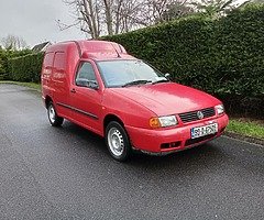 1999 VW Caddy, 1.9 NON Turbo Diesel - €675 - CVRT 10/22 - MANUAL 5 Speed Gearbox. - Image 3/10