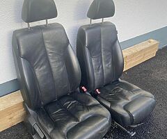 Leather seats