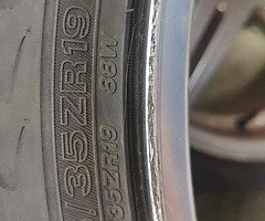 19 ava 5x112  8.5 all 4 with very good tyres no crack or weld or etc best offer it