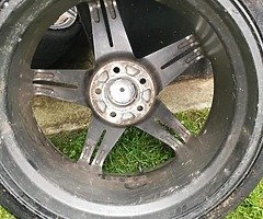 19 ava 5x112  8.5 all 4 with very good tyres no crack or weld or etc best offer it - Image 6/7
