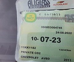 2011 chevrolet aveo, new nct 07/23, low klms, - Image 5/9