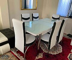 Brand New Turkish dining tables available for sale at low price with 4 and 6 chairs - Image 5/5