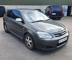 Toyota corrolla 1.4 hatchback diesel nct October