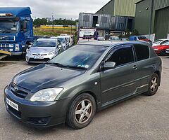 Toyota corrolla 1.4 hatchback diesel nct October