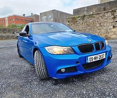 2009 BMW 320D 2.0 DIESEL M-SPORT SPARKLE BLUE WRAP M3 EXHAUST