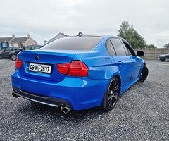 2009 BMW 320D 2.0 DIESEL M-SPORT SPARKLE BLUE WRAP M3 EXHAUST - Image 4/8