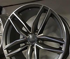 NEW 19” AUDI TTRS TWIST RS6C RS7 ALLOY WHEELS, delivery available tyre packages WhatsApp 07880705574 - Image 3/3