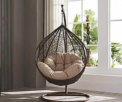 EGG SWING CHAIR + XXL CUSHIONS - DELIVERY 