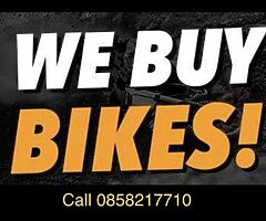We buy bikes