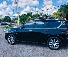 2014 Infiniti QX80 
Clarendon 
Make me a offer...
1876-895-6788
Seven (7) Seater for the Entire Fami - Image 1/10