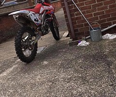 CRF 250 2008 twinpipes