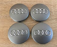 Audi centre caps 60mm grey