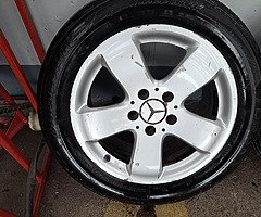 16inch genuine Mercedes E-class alloys 5x112
