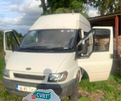 Ford High Roof Transit - 2.4 L Half converted