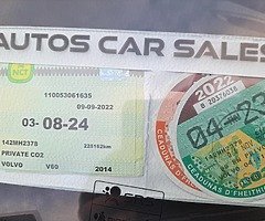 2014 Volvo V60 2.0d 181bhp NEW NCT 08/24 TAX 04/23 Swap - Image 3/9