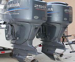 Slightly Used Yamaha 250HP 4-Stroke Outboard Motor Engine