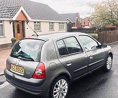 Renault Clio 1.2 petrol - Full 12 months MOT, New timing belt & water pump! 4 new tyres!