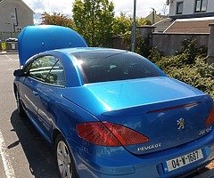 Peugeot 307cc convertible 1.6 petrol, New Nct