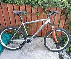 Selling my Carrera mountain bike due to no time to use it.i put 2 new continental tyres on it
