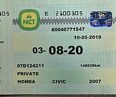 Honda Civic 2007 auto 1.3 Hybrid Petrol