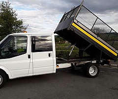 2013 transit crew cab tipper