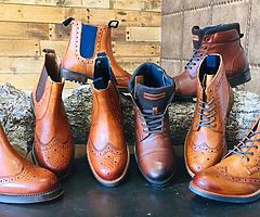 Amen Shoes Randalstown, BT413AB. New Luxury Range Of Leather Boots