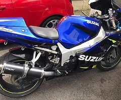 K1 Suzuki Gsxr 600 - Full Year Mot, Sell or Swap For Van Traffic / Transit WHY
