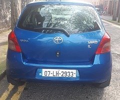 sell toyota yaris manual an 07 engine 1.L tax 07.2019 nct 29.11.2019 - Image 7/10