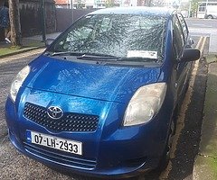 sell toyota yaris manual an 07 engine 1.L tax 07.2019 nct 29.11.2019 - Image 8/10