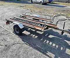 Motorcycle motorcycle trailer